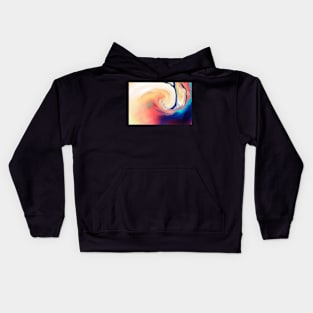 Mixing paints and colors, modern art Kids Hoodie